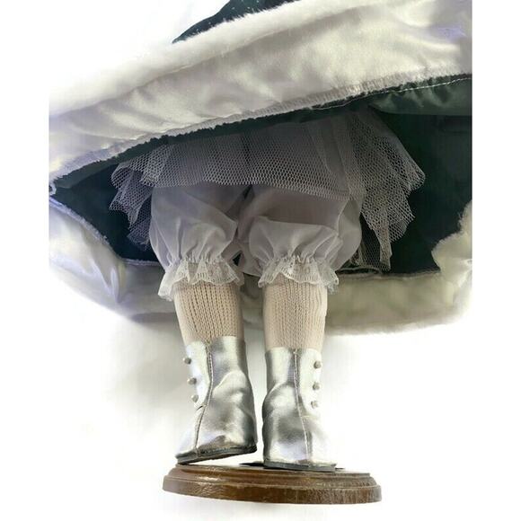 Winter Wonderland 22 Inch Porcelain Doll With Stand - Picture 8 of 11